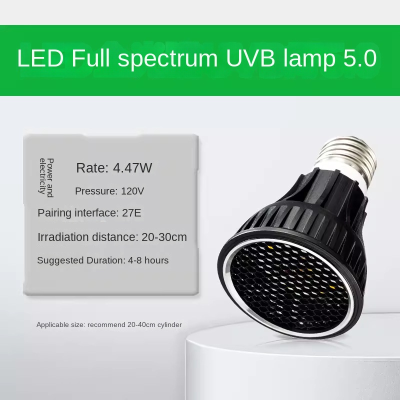 Turtle sun back lamp insulation calcium supplement Uva + uvb full spectrum sun lamp lizard tortoise heating climbing pet bulb
