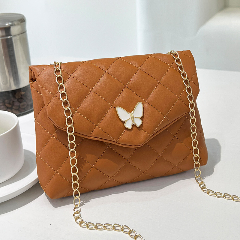 Designer tote bag 2024 new embroidery small square bag butterfly decorative Korean version of the casual shoulder bag crossbody women's bag one p