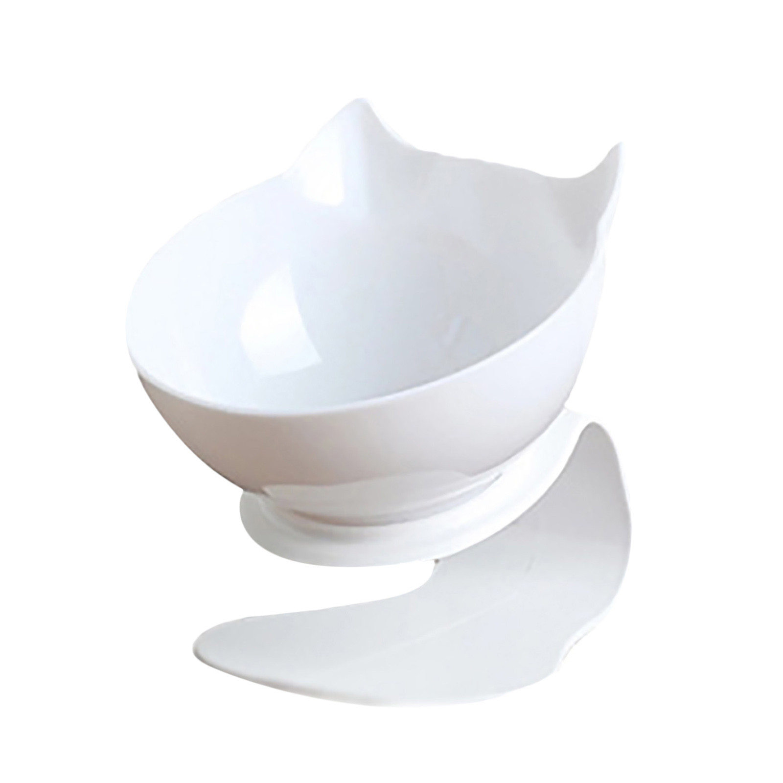 Pet Dog Cat Slow Feed Spine Water Food Bowl ion Care Bowl