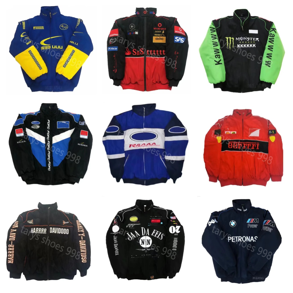 Mens Jackets Designer Racing Suit Major brands Ruddes BM Jacket f1 Racing Ferrars Jacket Full Forrd Coats Embroidered Ben Jacket Outerwear Coat Windbreaker