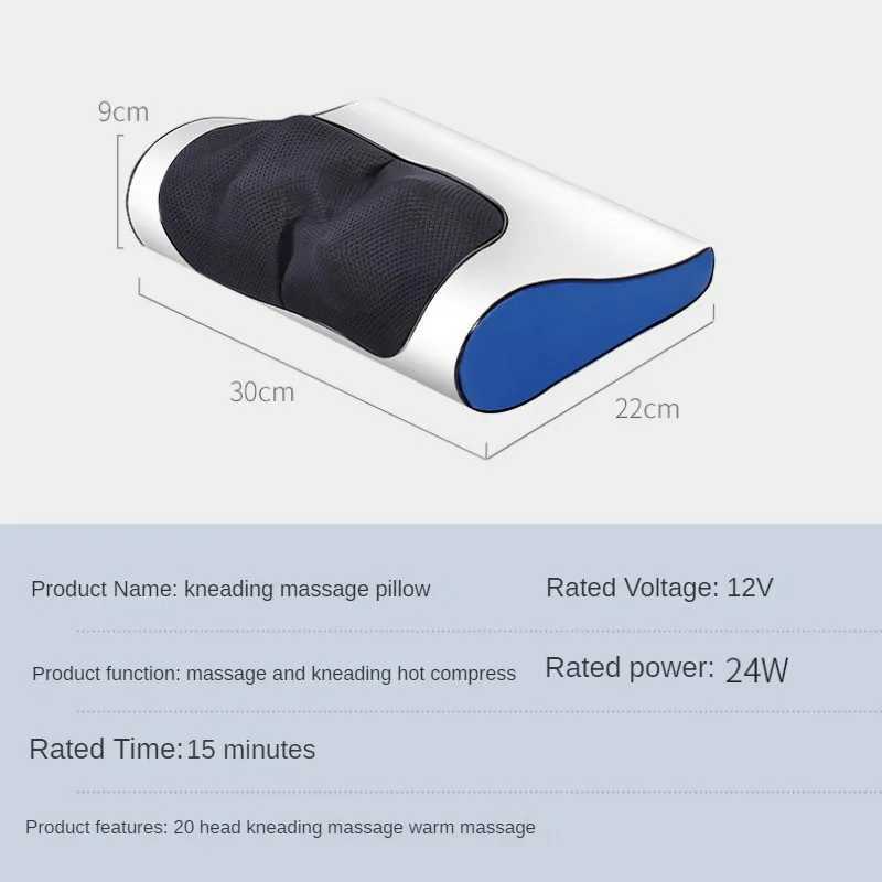 Cervical Massage Pillow Neck Massager Multi functional Lower Back Home Cervical Massage Pillow Shoulder Neck Massager W240819