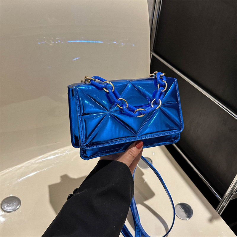 Niche popular chain handbag small square new fashion shoulder casual crossbody women's bag