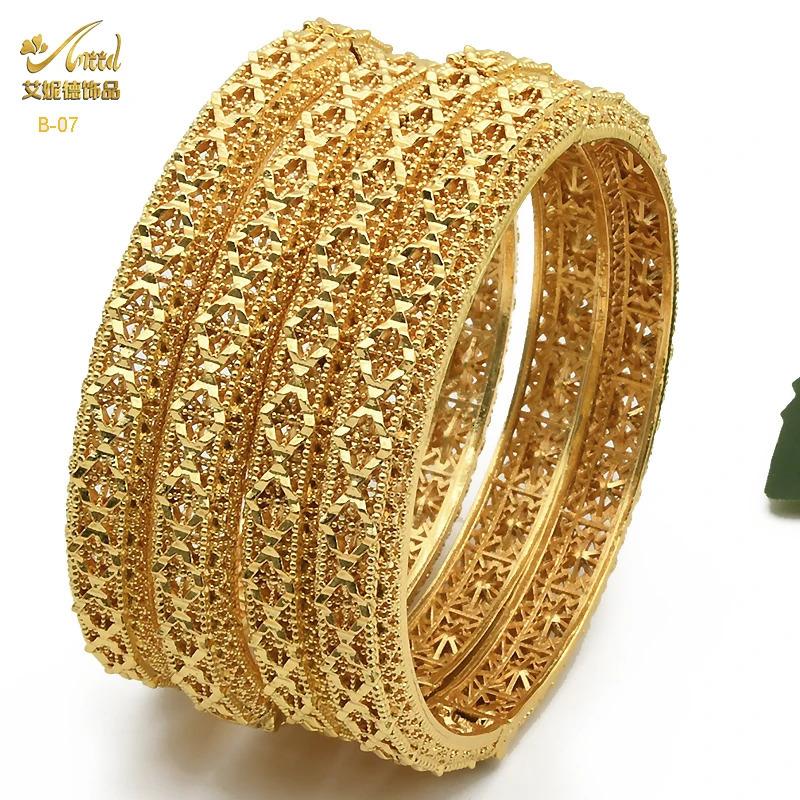 ANIID Bracelet Womens Indian Jewelry Gold Bracelet Dubai Wholesale African Bracelet Morocco 240929
