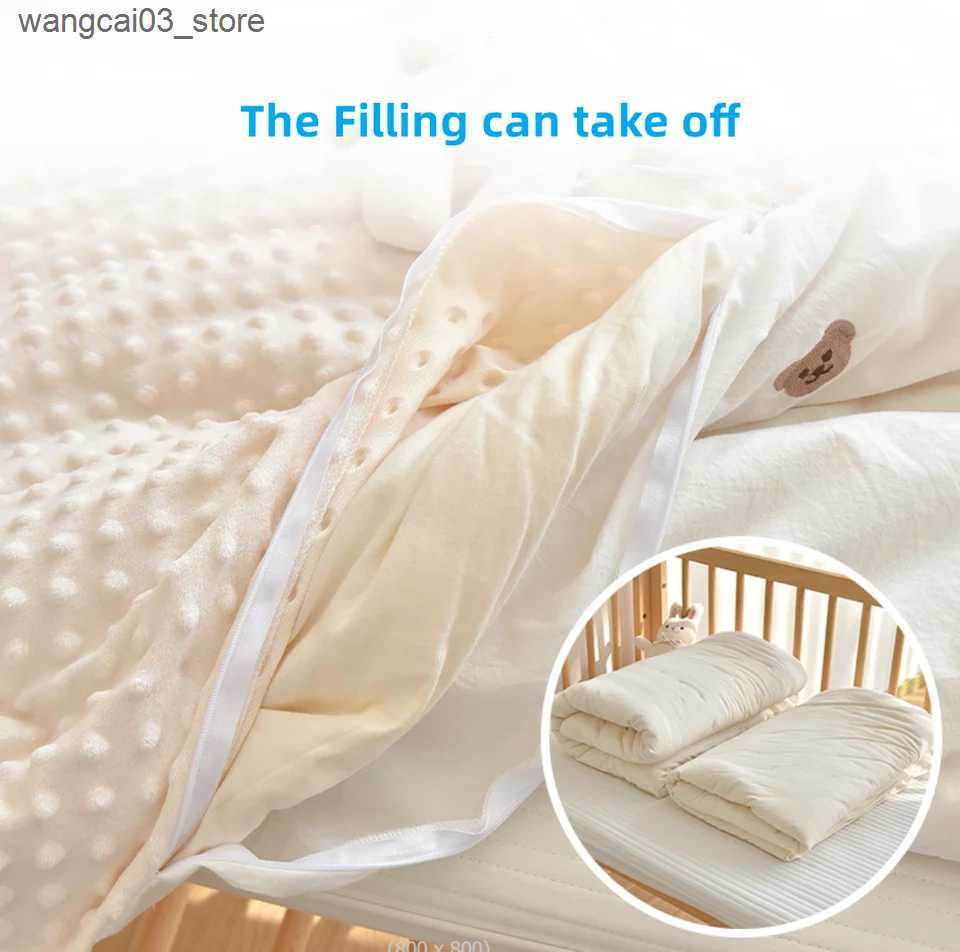 Blankets Swaddling Baby Blanket Newborn Swaddle Wrap Spring Autumn Cotton Soft Envelope Baby Receiving Blankets Boy Girl Baby Sleepsack Stuff L240910