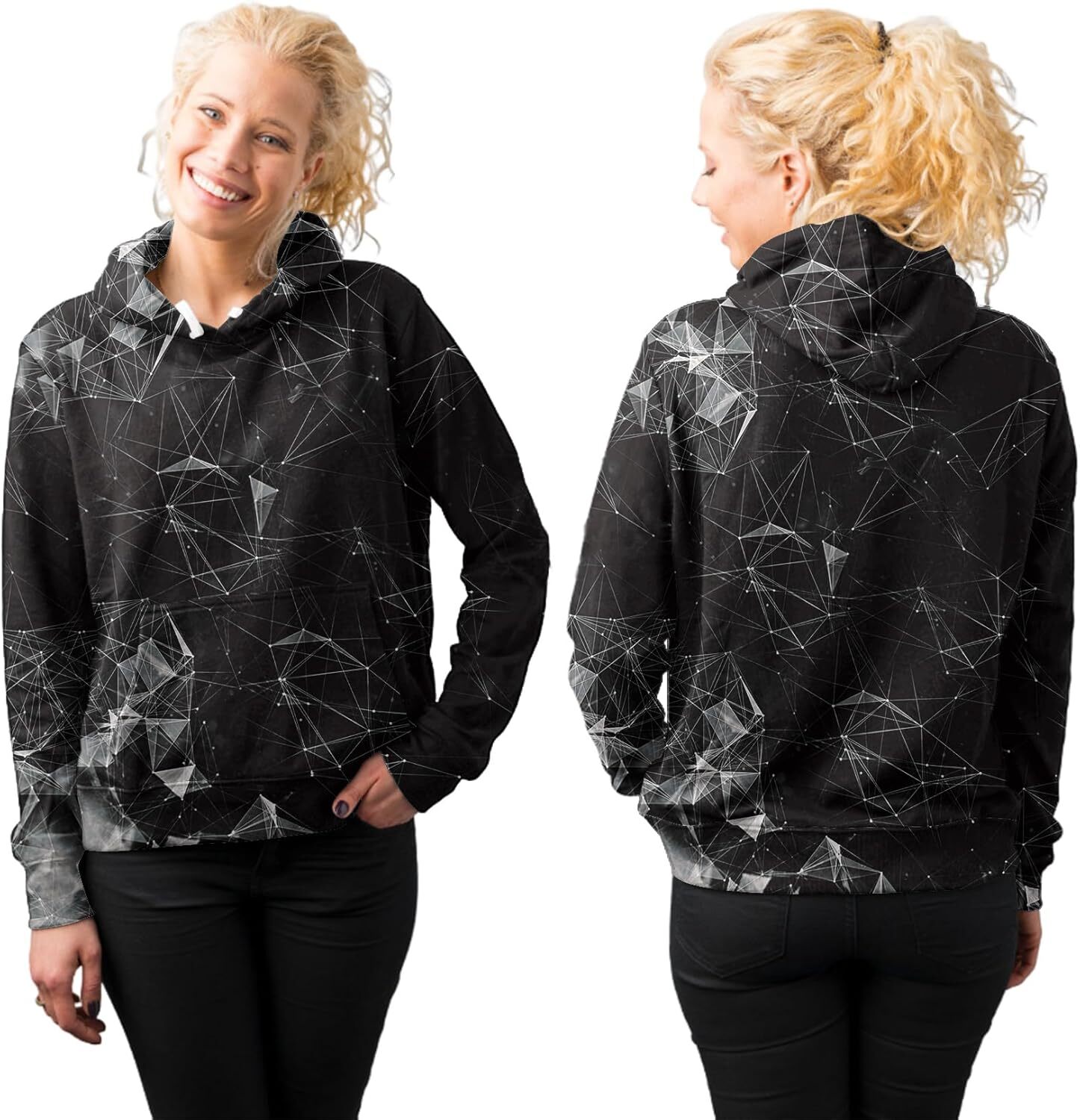 Hoodie for Mens Womens Unisex Cool 3D Liner Hoodies Upgrade Quality Pullover Novelty Print Sweatshirt With Front Pocket Graphic Hoodies sweatshirt tre