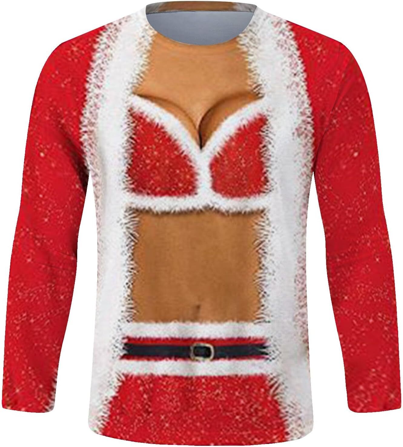 Long Sleeve Shirts for Men sweatshirt Mens Christmas Shirt Long Sleeve Crewneck Ugly 3D Xmas Tree Graphic Casual T Shirt Pullover Sports Tops Blouses