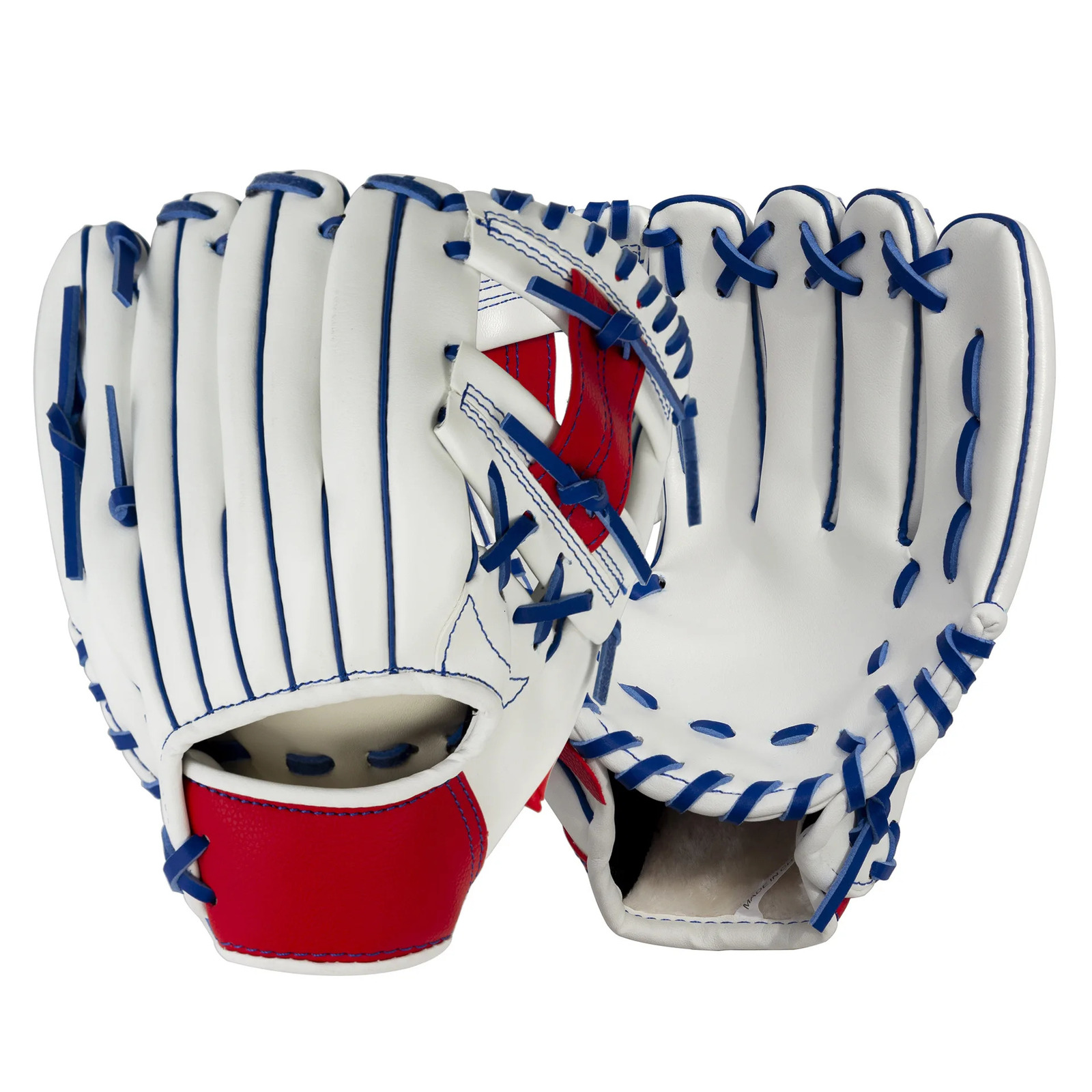105125 inch leather baseball gloves outdoor sports pitcher soft ball practice equipment lefthanded adult training 241009
