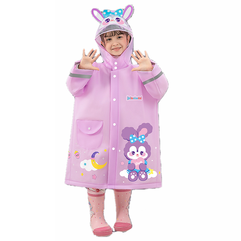 Creative cartoon children's raincoat, inspiring children's unlimited imagination