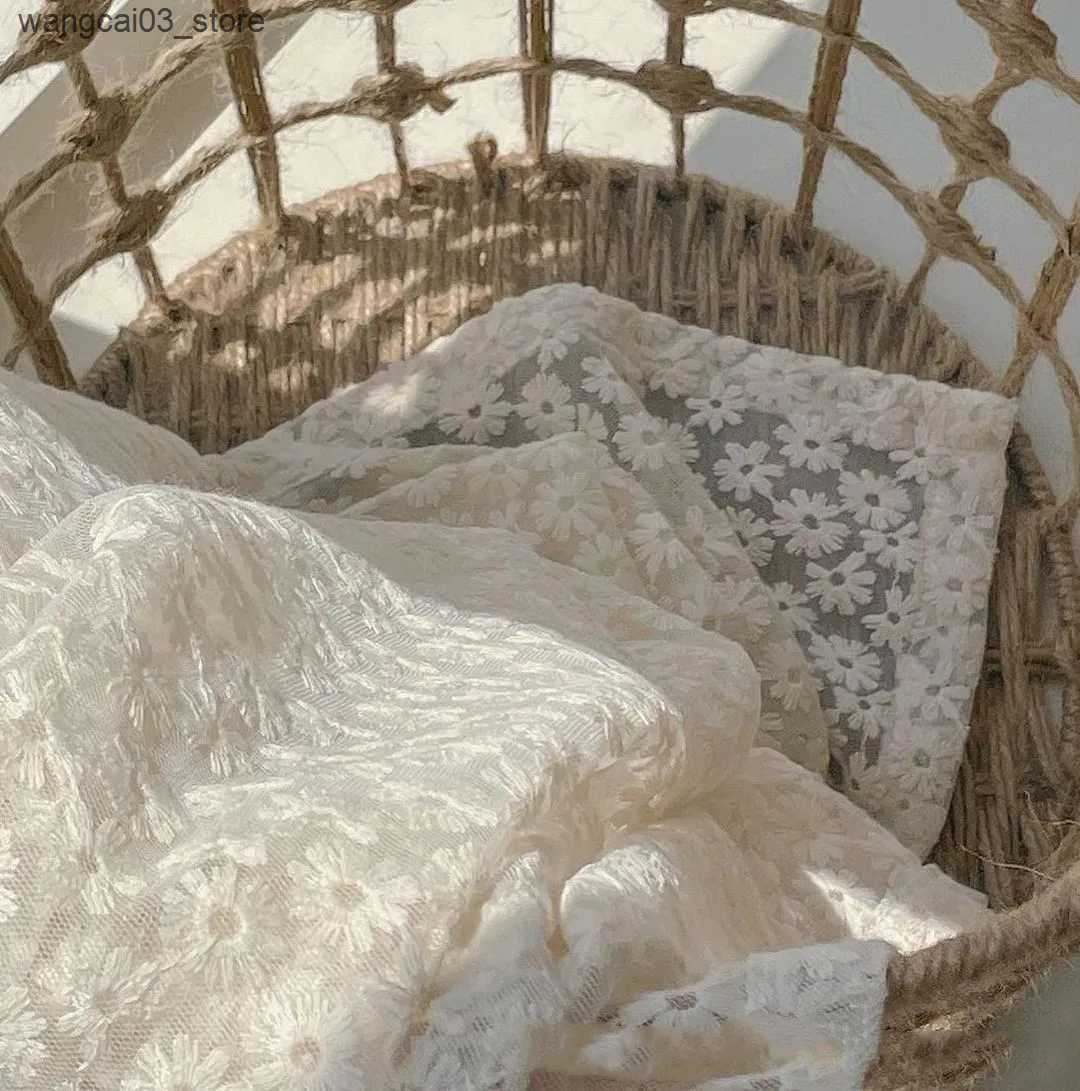 Blankets Swaddling Summer Baby Blanket Newborn Swaddle Wrap Flower Lace Baby Receiving Blankets Baby Photo Shoot Photography Drops Blanket 120cm L2409