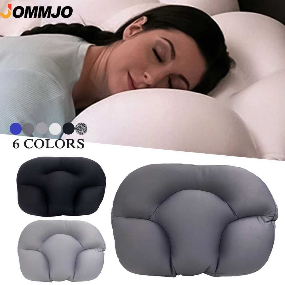 Neck massager Cervical neck traction pillow for sleep deep sleep foam particle pillow - side sleeper and pillow behind bed W240819