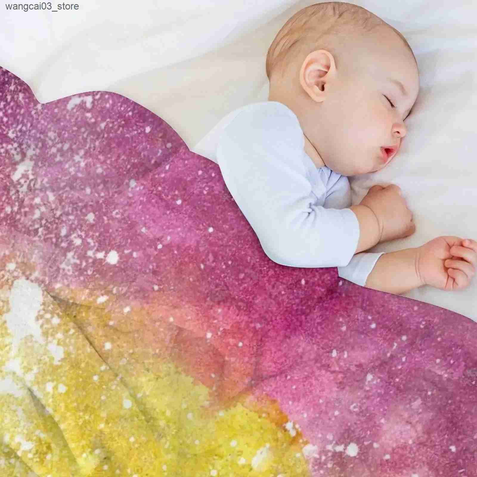 Blankets Swaddling PanPride Galaxy Throw Blanket Bed covers Designers heavy to sleep Blankets L240910
