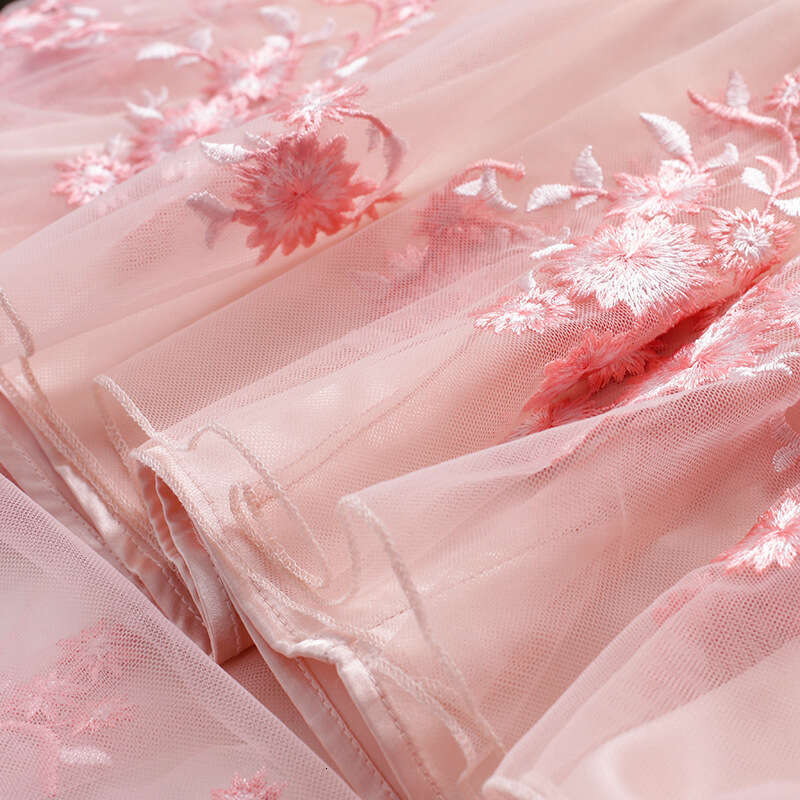 haute couture with waist cinching for slimming 2024 autumn new style handmade beaded mesh long party dress