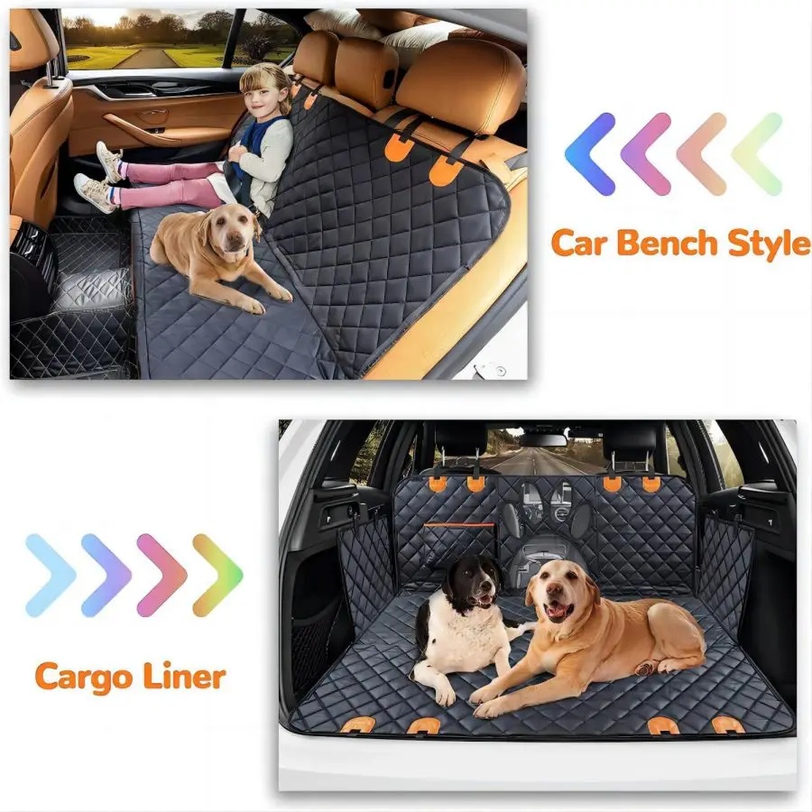 137*147CM Car Trunk Pet Mat Waterproof And Dirt-resistant Scratch-resistant Mat Outdoor Car Rear Seat Dogs Isolation Liner