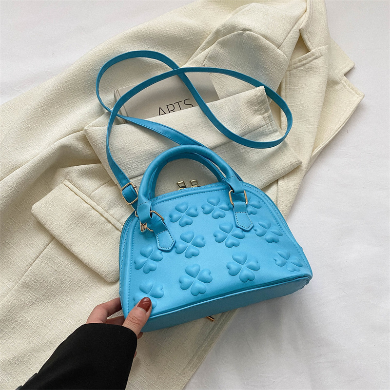 Shell for Women New Fashionable Simple Shoulder Diagonal Cross Bag Western Style Handbag