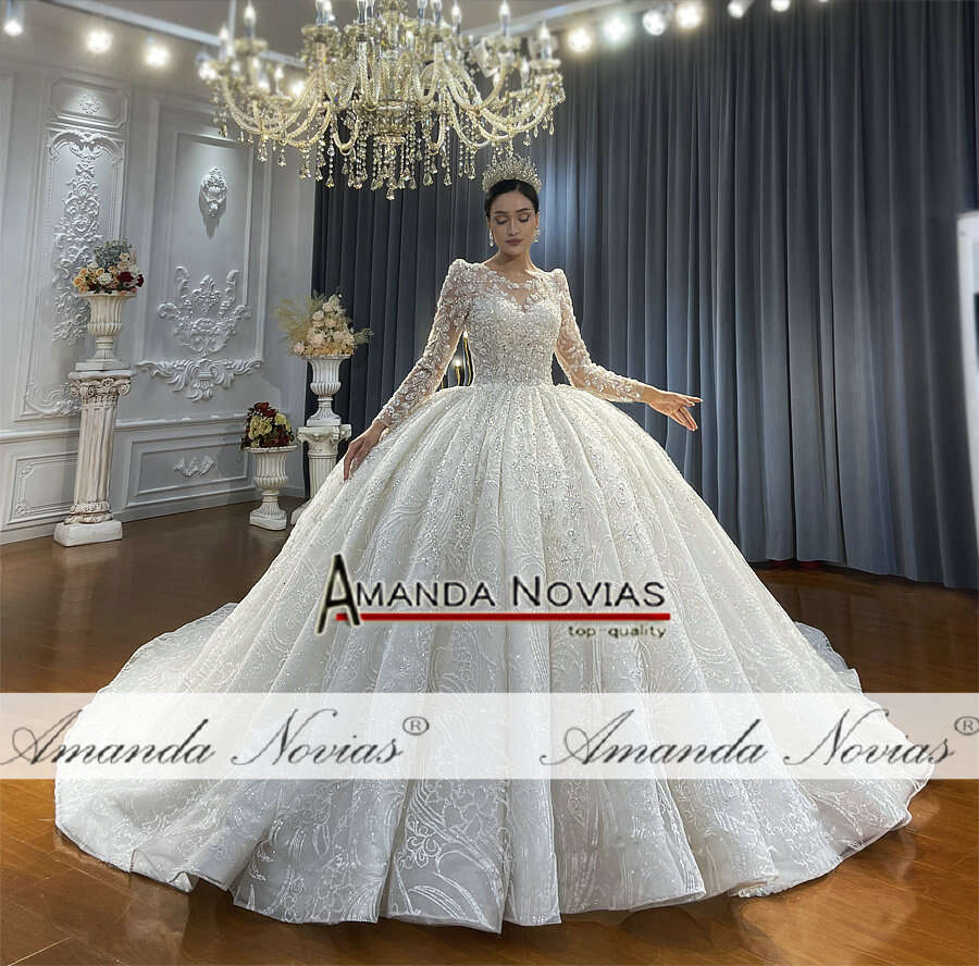 Amanda Novias Design Ball Wedding Gown Puffy