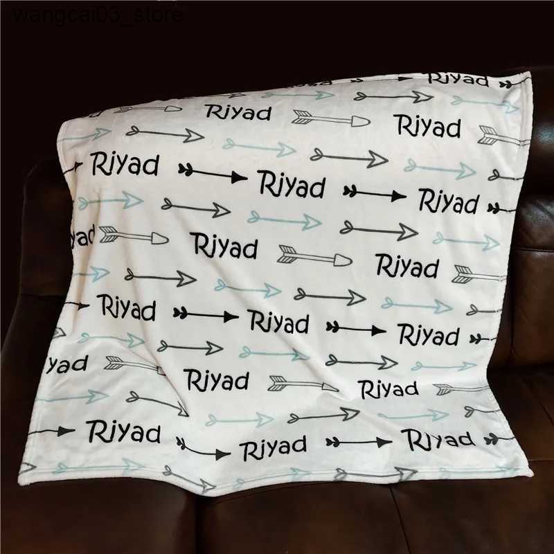Blankets Swaddling Personalized Baby Blanket Swaddling Baby Swaddle Wrap Baby Bedding Crib Stroller Blanket Newborn Infant Birthday Gift For Boy L2409
