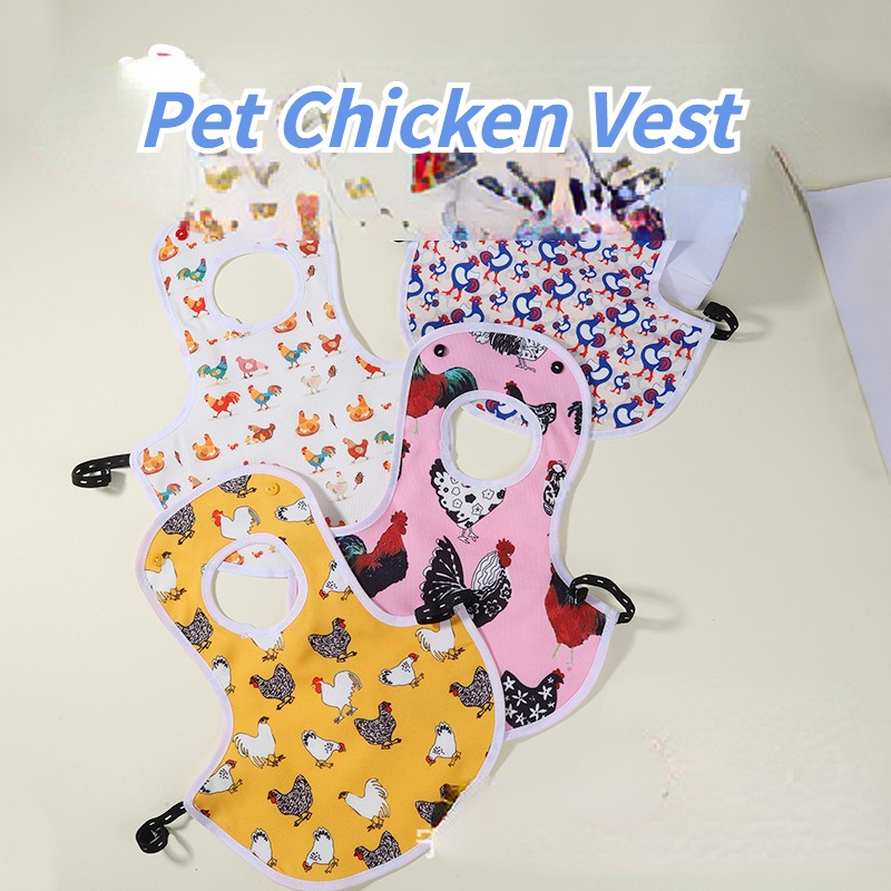 Chicken Saddle for Hens Poultry Chicken Hen Saddle Apron Feather Protection Holder for Chicken Standard Geese Duck