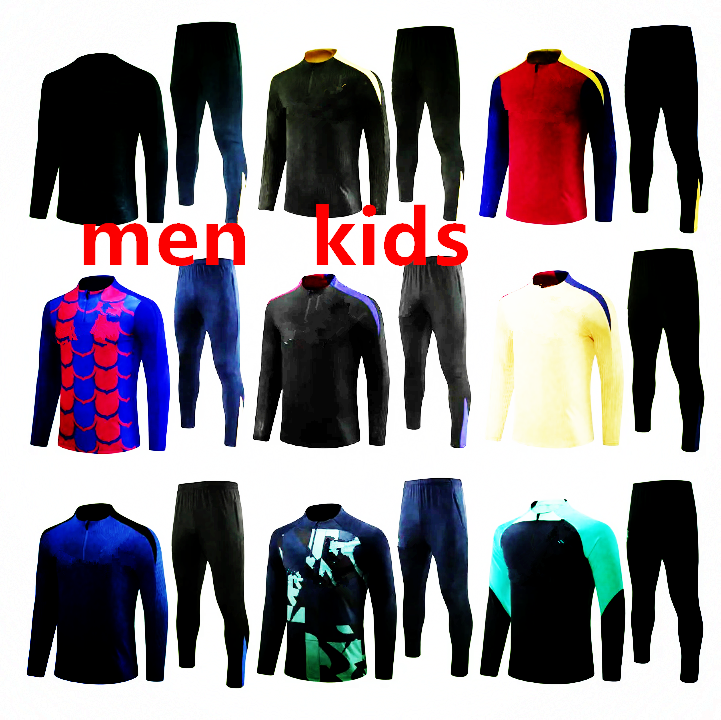 25 26 chandal baRCElone Tracksuit LAMINE YAMAL LEWANDOWSKI soccer TRAINING barcelonaES 23 24 25 GAVI PEDRI FERRAN men kids kit football Tracksuits Sportswear