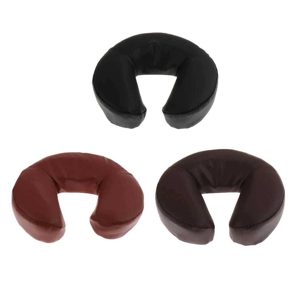 Soft Spa Massage Table Chair foam Face Rest Neck Headrest Pad for Massage Acupuncture Table Bed -27x28x6cm W240819