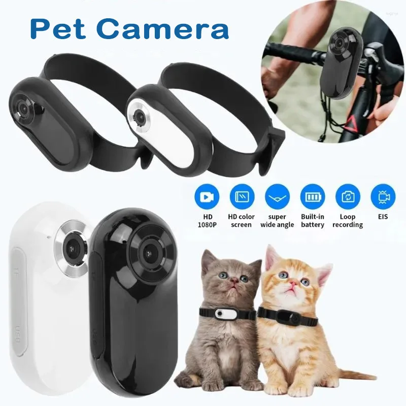 Wireless Collar Camera HD 1080P No WiFi Needed Dog Cat Pet Camera Collar Nanny Camera Video Records for Cats Dogs Birthday Gift