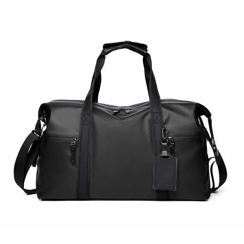 Live streaming hot item travel bag, men's business travel handbag, large capacity short distance travel sports and fitness bag, printable 241015