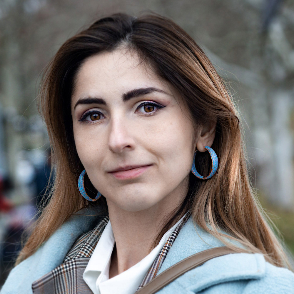 Vintage Clip-On Earrings: 10KT White Gold Filled Pave Blue Cubic Zirconia CZ Party Wedding Gift Women