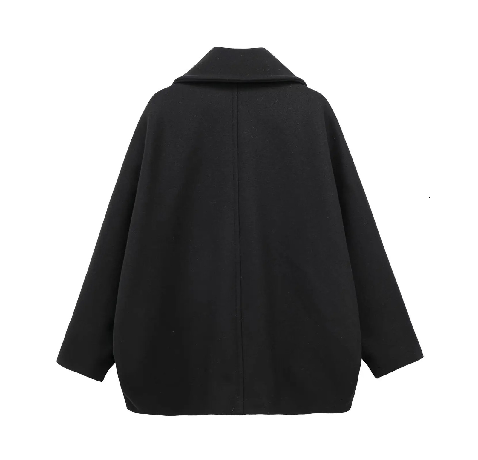 2024 autumn womens clothing European and American style French wool blend short coat jacket 241008