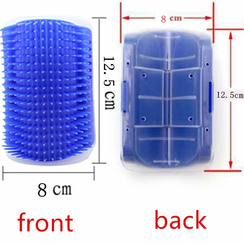 Corner Pet Brush Scratching Rubbing Comb Cat Play Toy Plastic Hair Removal Massage Tool Kitten Self Grooming Scratchers Combs