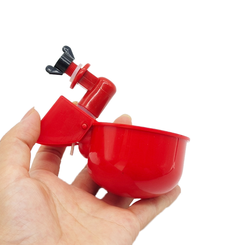 12PCS Chicken Watering Cup Automatic Filling Waterer Poultry Drinking Bowl Thread Watering Feeder Cup for Chicken