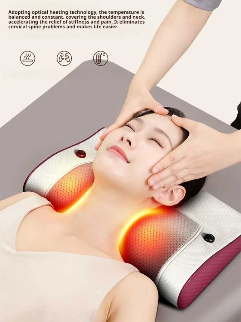 Home multifunctional electric massage tool Lumbar massage hot massage pillow W240819
