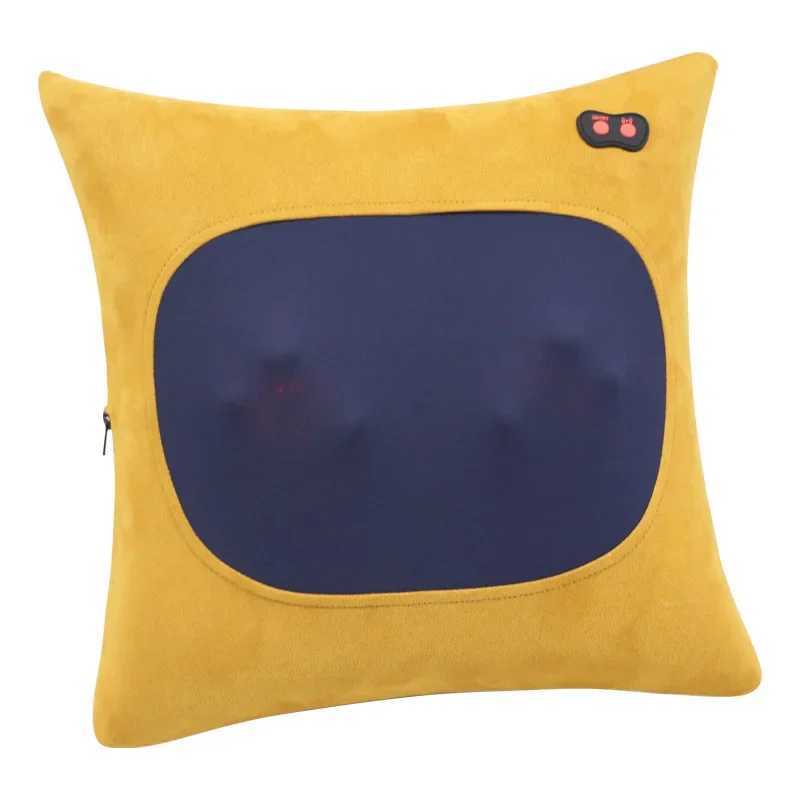 Wireless portable massage pillow for back and waist Ceramic Vertebra full body multifunctional pad detachable and washable W240819