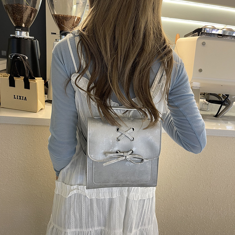 Shoulder for women small fresh fashionable Korean version butterfly bow cute hand-held shoulder bag backpack