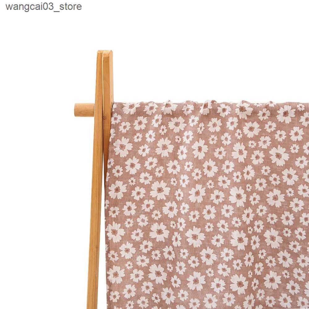 Blankets Swaddling Kangobaby #My Soft Life# New Design Bamboo Cotton Muslin Swaddle Baby Blanket Nursing Cover Super Comfortable Newborn Wrap L240910