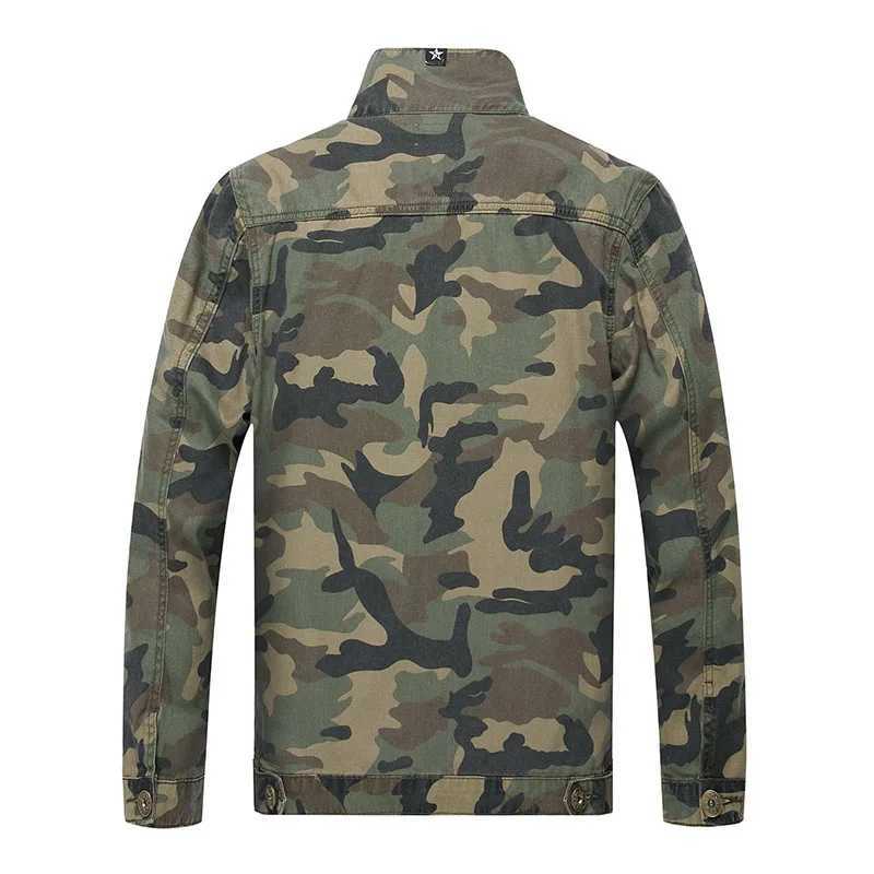QNPQYX new mens camouflage denim jacket ultra-thin fit camouflage denim jacket mens truck jacket size S-3XL down jacket W241011