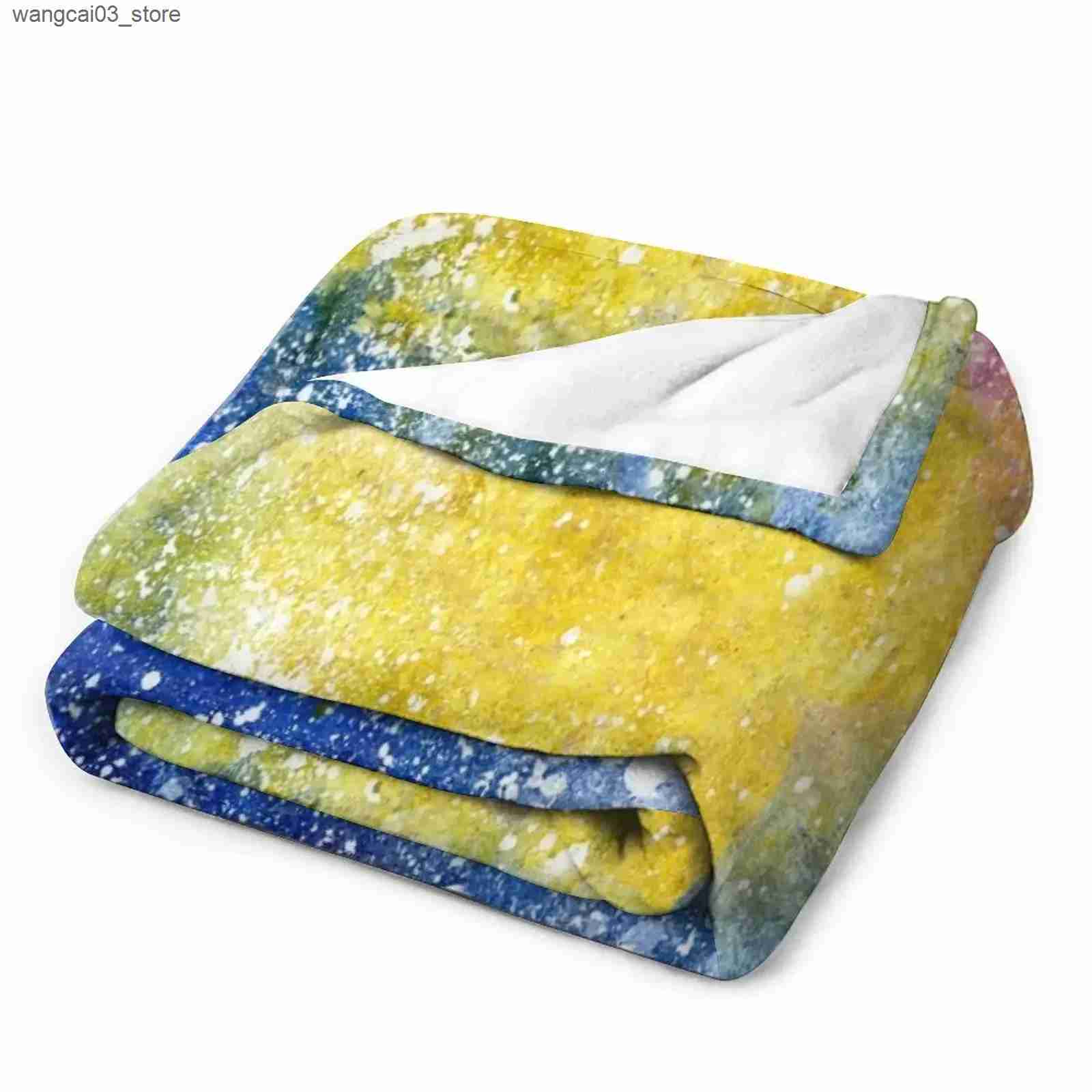 Blankets Swaddling PanPride Galaxy Throw Blanket Bed covers Designers heavy to sleep Blankets L240910