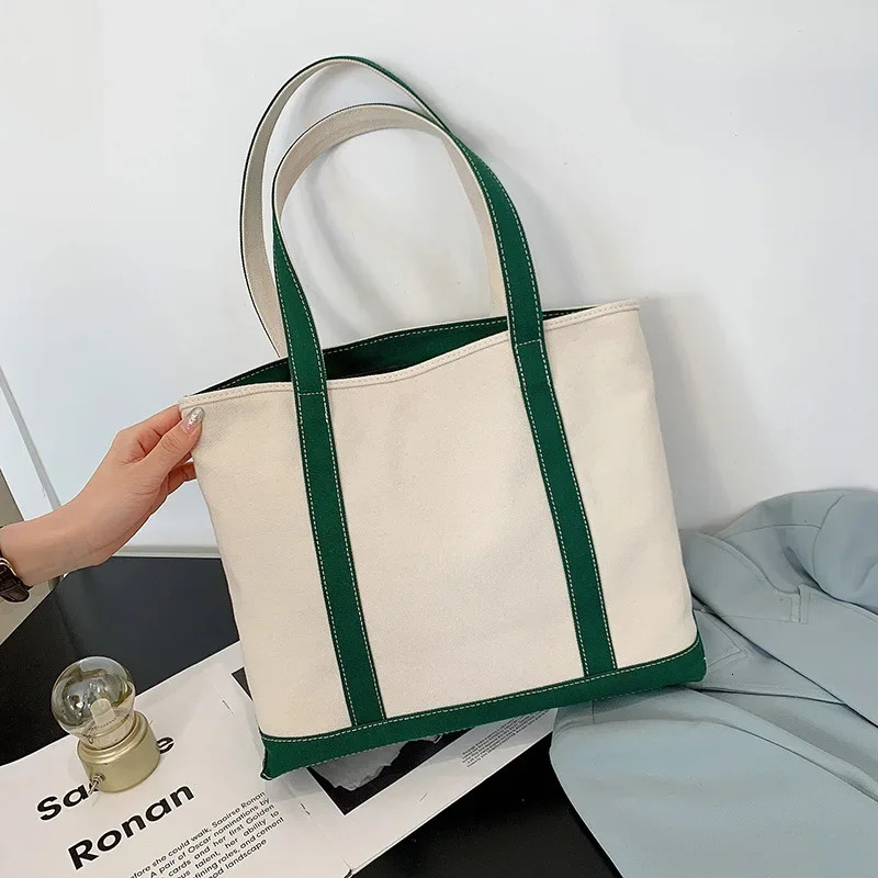 Wallet and Handbag Fashion Canvas Bag Ins Handbag Womens Large Capacity Fashion Shoulder Bag 241008