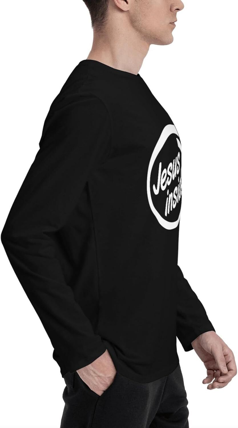 Long Sleeve Shirts for Men sweatshirt Religious Christian Faith Jesus T-Shirt Long Sleeve Tee Men's Womans Comfortable