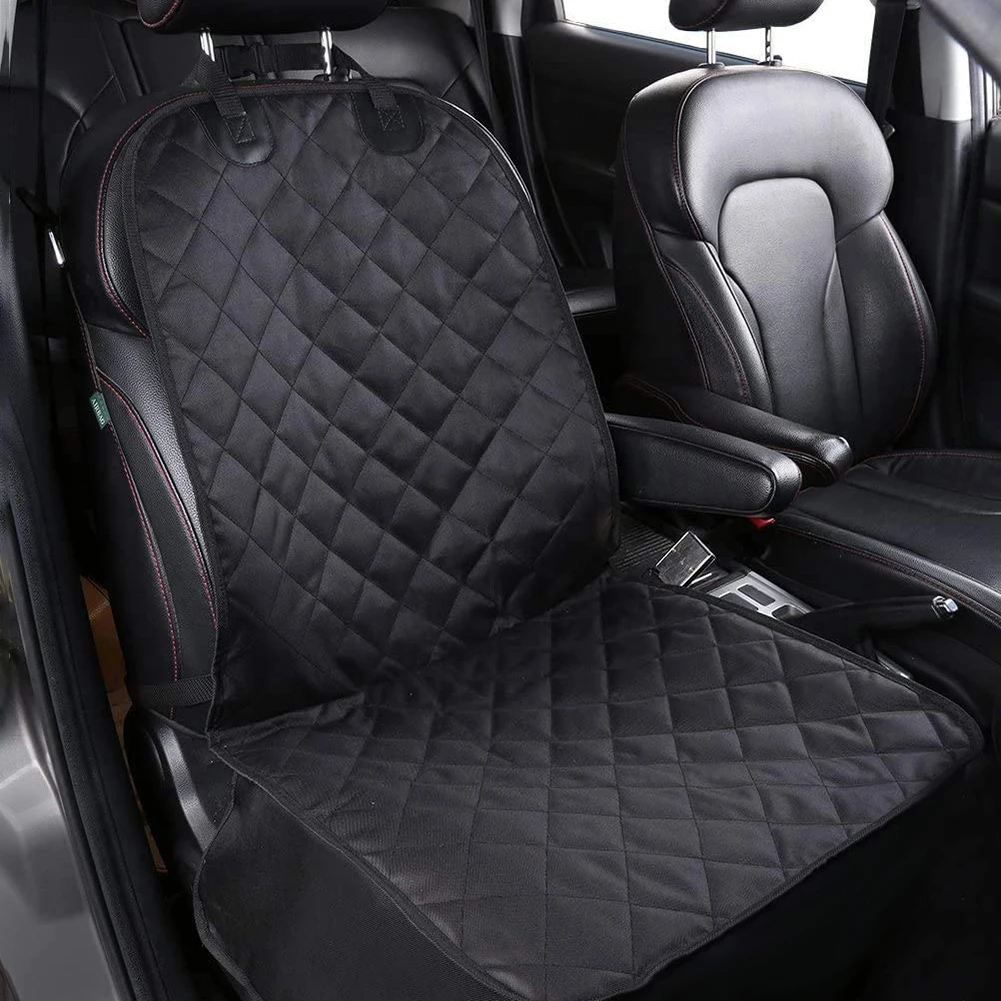 Dog Car Front Seat Cover Waterproof Non-Slip Car Rear Back Seat Mat Pet Cat Dog Carrier Mat Seat Cover Car Travel Accessories