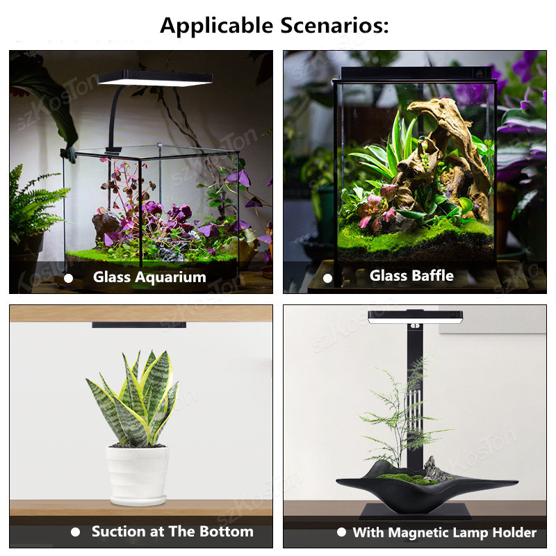 USB Aquarium Magnetic Clip Light Plant Grow Full Spectrum LED Ecology Microlandscape Lighting Fish Tank Nano Aquarium Accessory