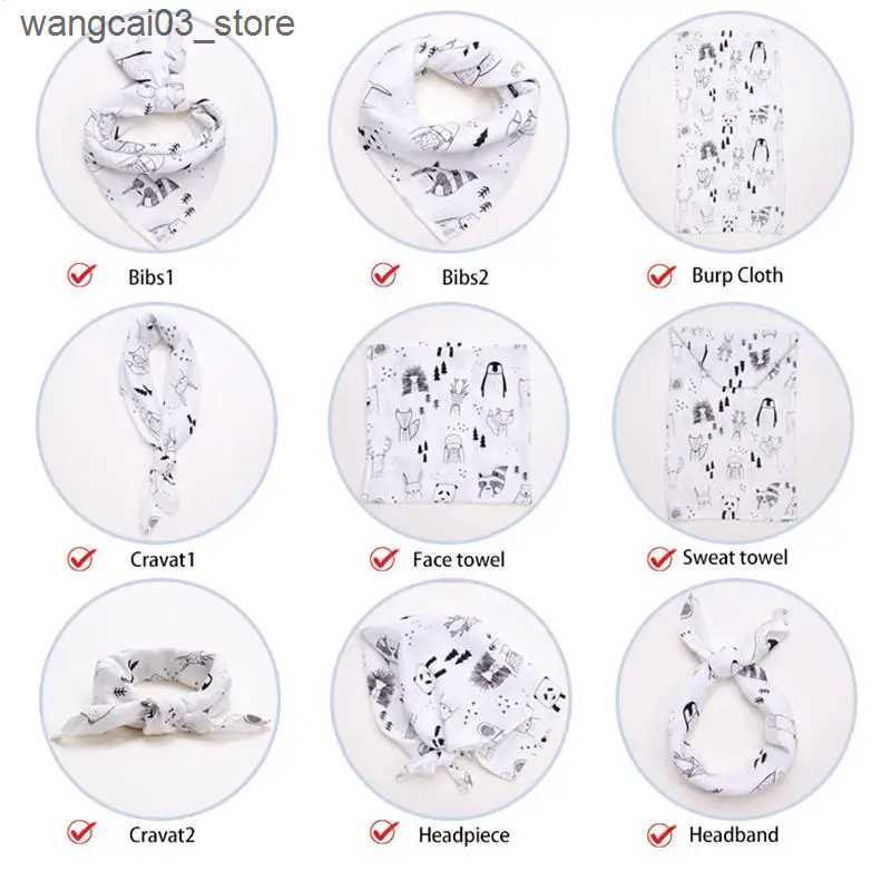 Blankets Swaddling 70mboo+30% Cotton Muslin Swaddles Wrap Burpy Towel Scraf Bibs Muslin Baby Blankets Newborn Diaper Pielucha 60*60cm L240910