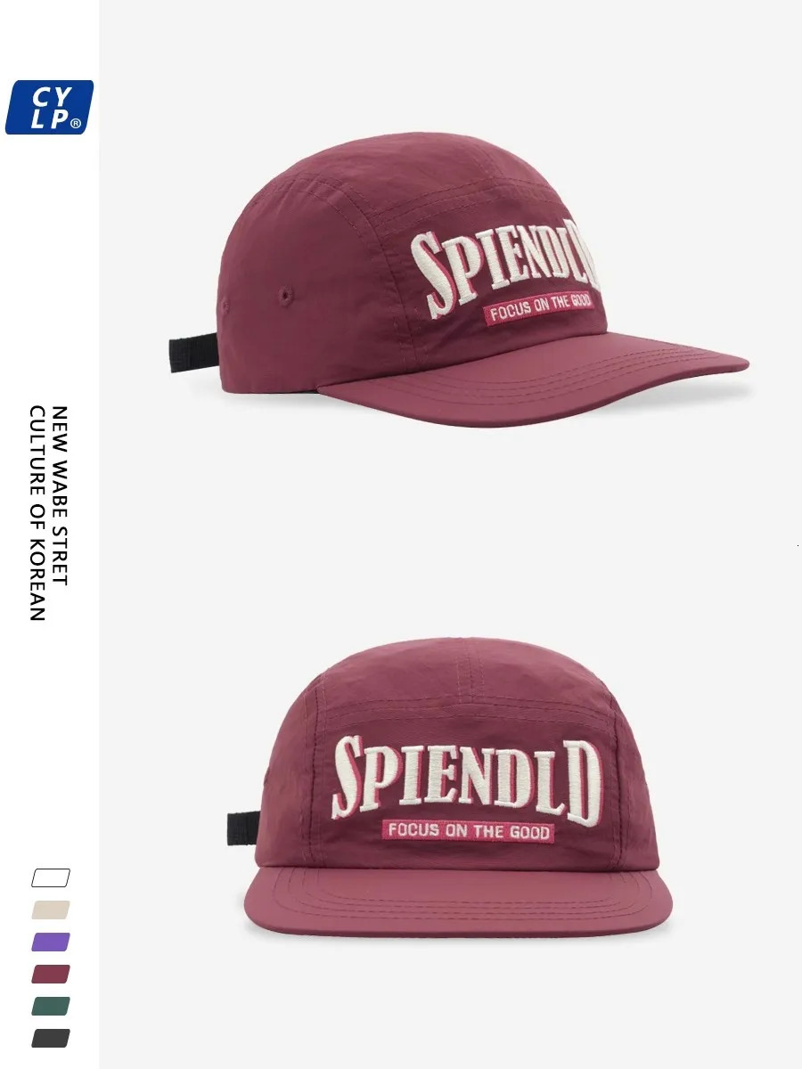 SpringSummer Thin Quick Drying Letter Flat Eaves Hat Womens Embroidered Soft Top Sunscreen Baseball Five Piece Set 241009