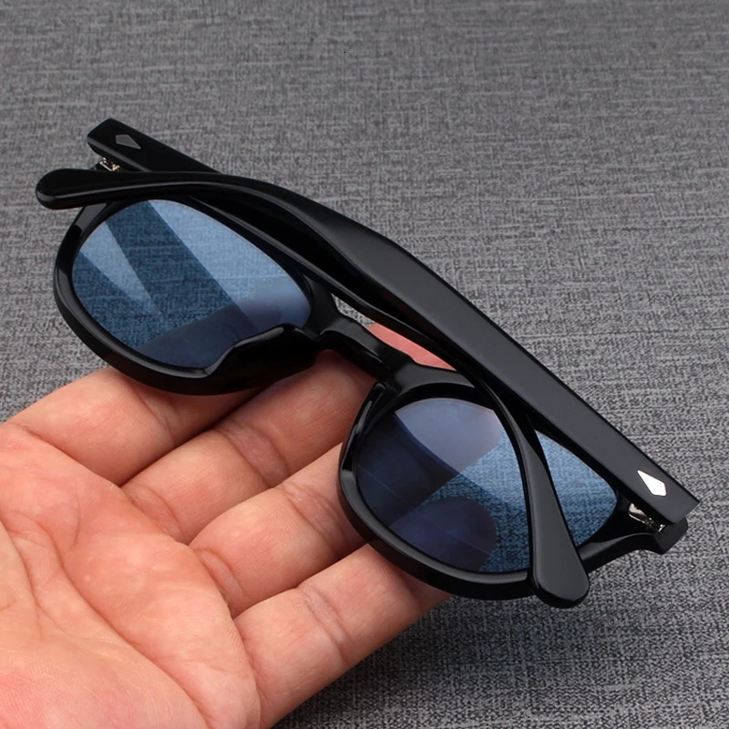 Sunglasses for men Johnny Depp Lemtosh polarized sunglasses women retro acetate frame blue night vision goggles 240930