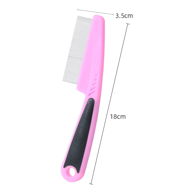 Stainless Steel Needle Grooming Louse Remove Lice Close-Tooth Grate Comb Pet Animal Care Comb Removal Flea Comb for Cat Dog