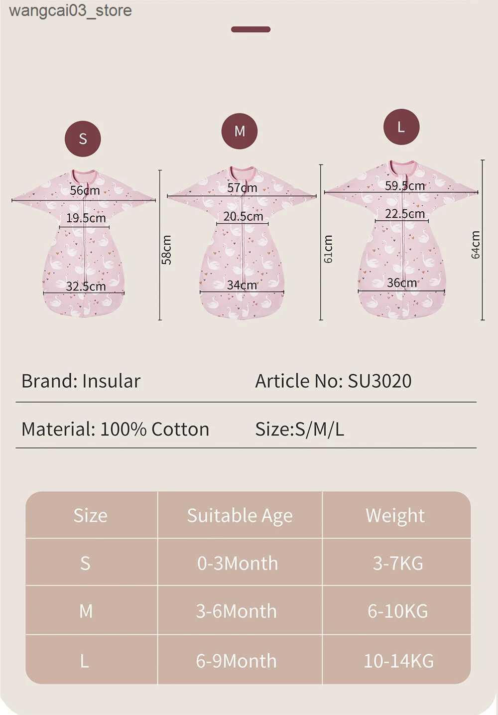Blankets Swaddling Newborn Baby Sleeping Bags Raised Hand Anti-shock Cotton Printed Sleepsacks Swaddle Blanket New Born Baby Items Baby Swaddle L24091