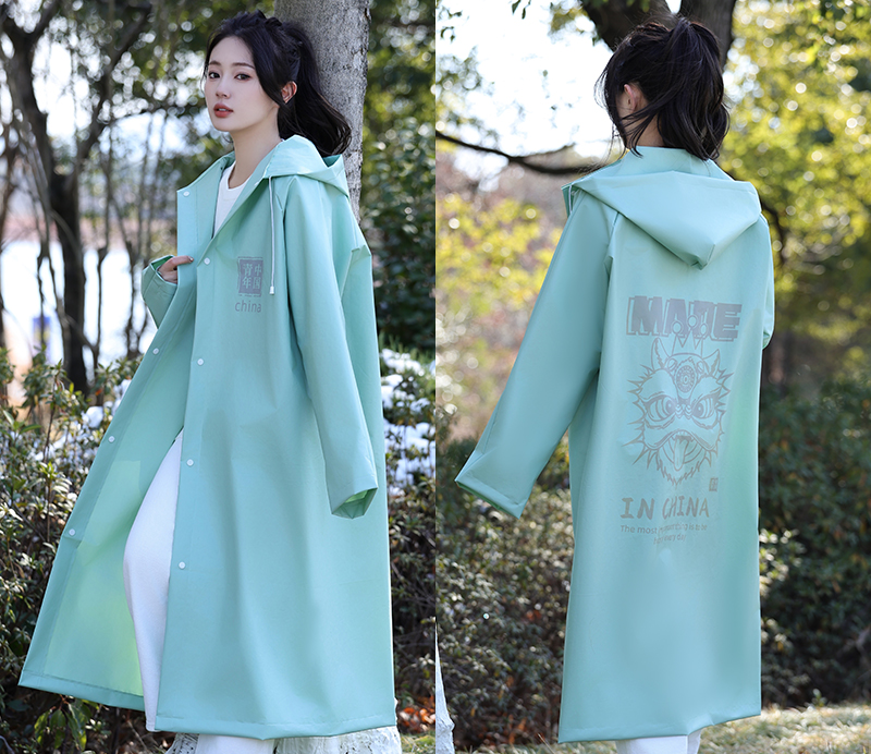 Intelligent breathable adult raincoat bids farewell to stuffiness and discomfort