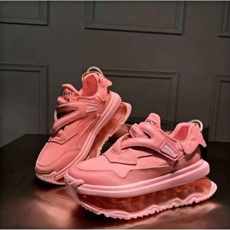 Women's Air-cushioned Green Damping Running Comfy Platform Shoes Brand Designer Sneakers for Women Perfume free shipping shoes