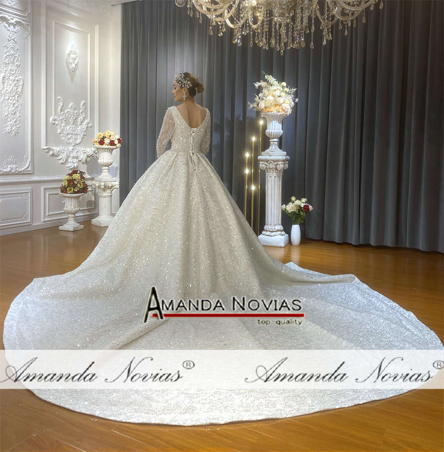 Hot Sale Wedding Dresses Amanda Novias Work gelik 100% Real work