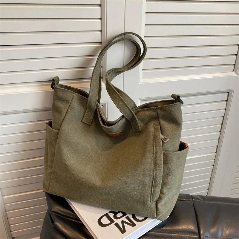 Womens handbag large capacity handbag student shoulder bag womens handbag 241008