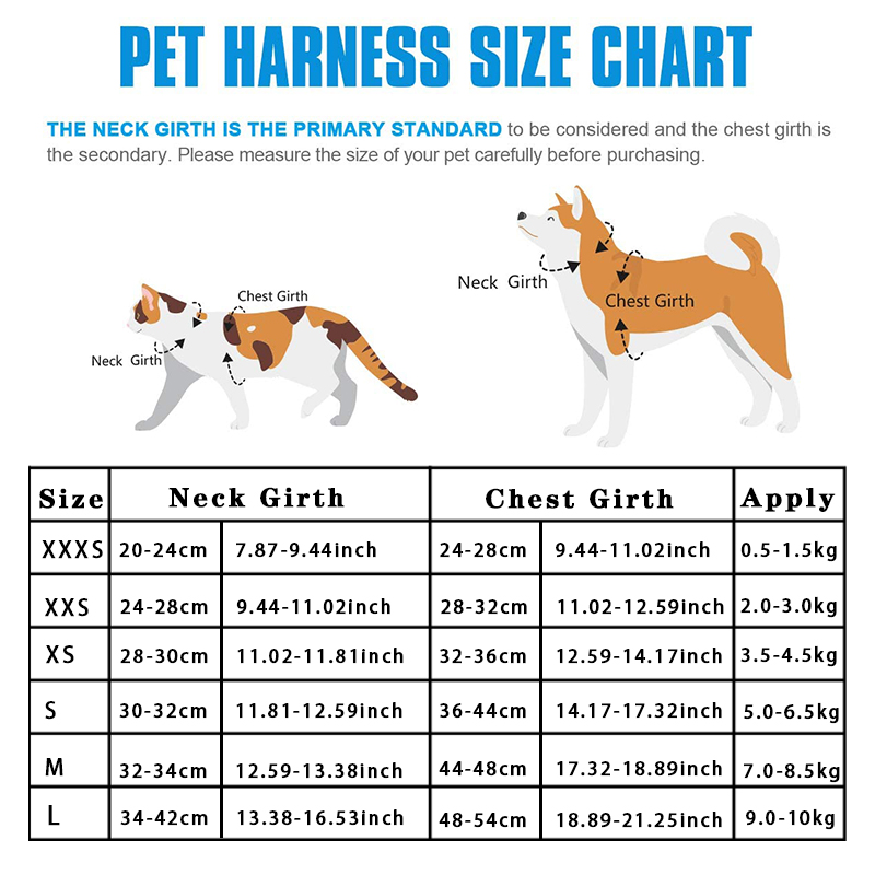 Reflective Dog Harness Leash Breathable Pet Harness for Small Medium Dogs Cat Puppy Chest Vest Walking Leash Set Dog Accessories