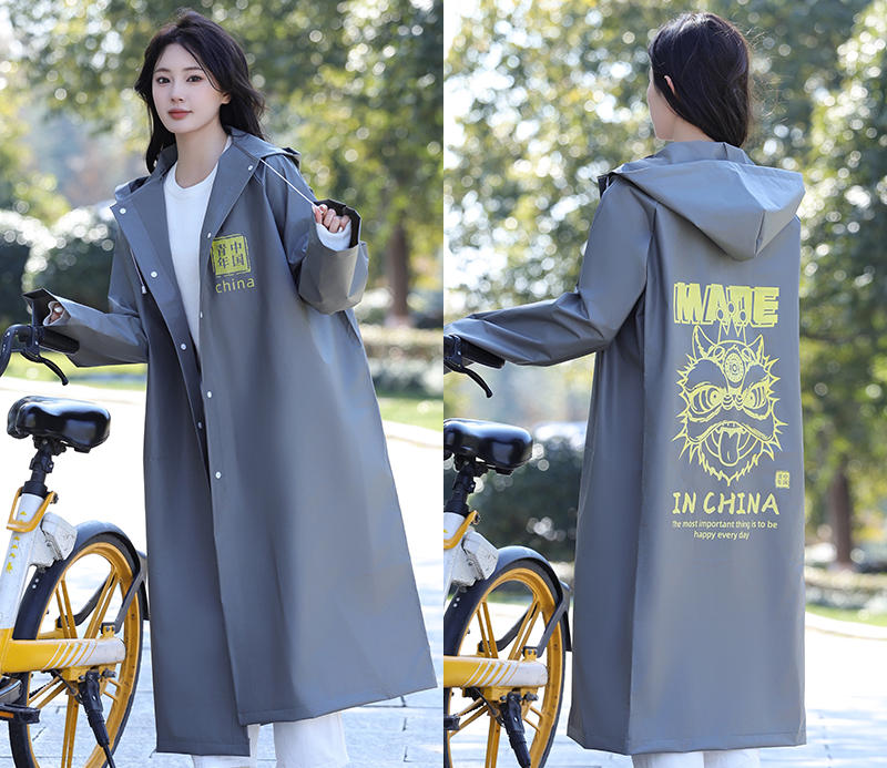 Intelligent breathable adult raincoat bids farewell to stuffiness and discomfort